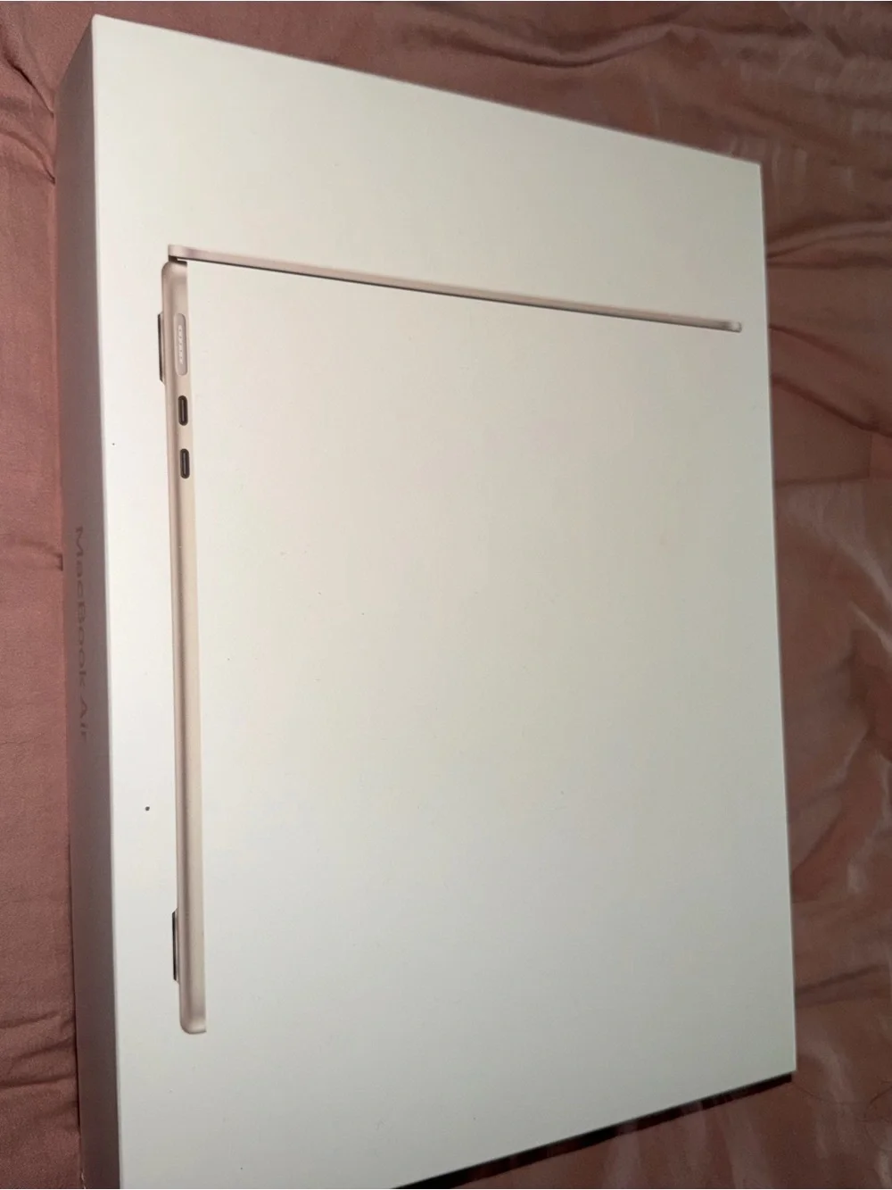 Apple MacBook Laptop in Silver with Dark Apple Logo